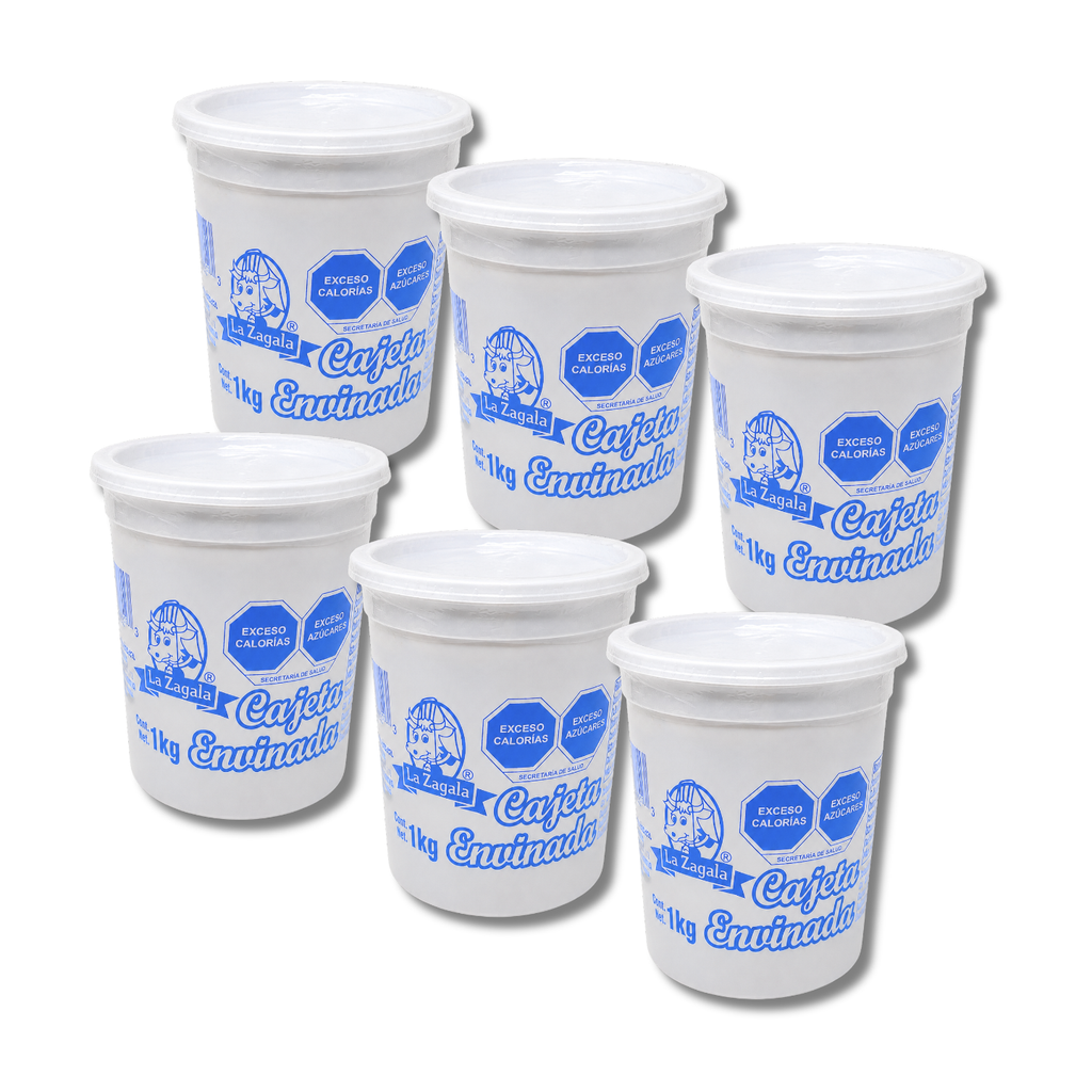 CAJETA PREMIUM LA ZAGALA - ENVASE 1 KG - PACK 6 ENVASES