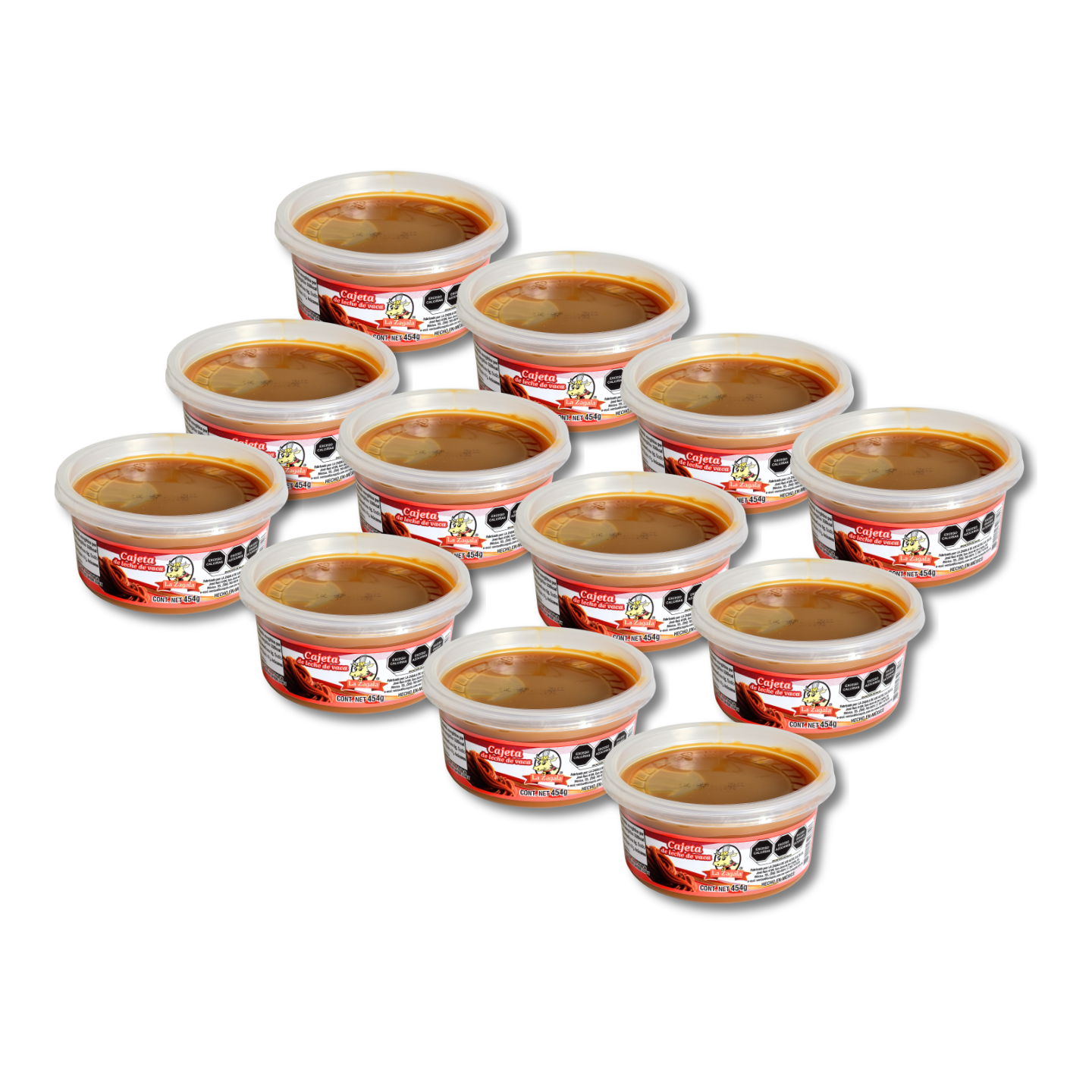CAJETA PREMIUM LA ZAGALA - ENVASE 454 GRS - PACK 12 ENVASES