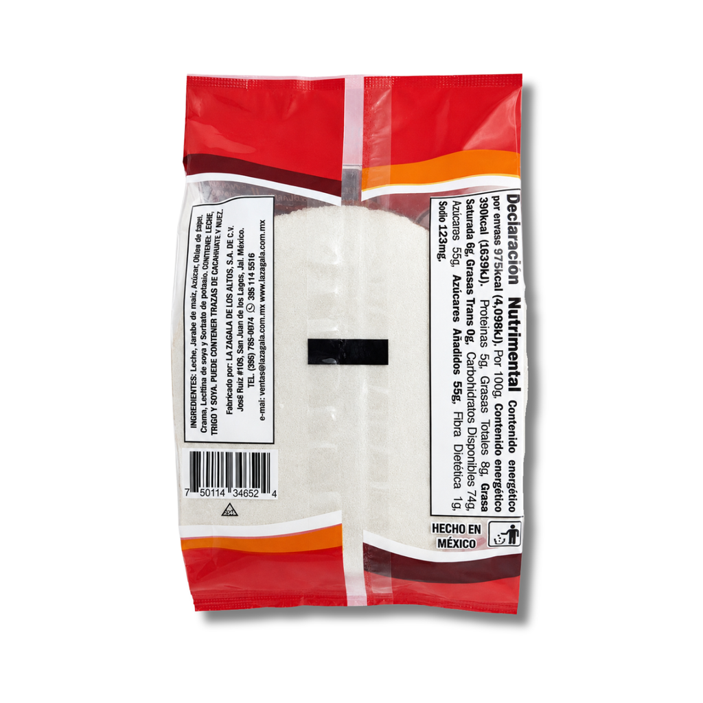 OBLEA CAJETA  50 GR LA ZAGALA  - BOLSA 5 PZ