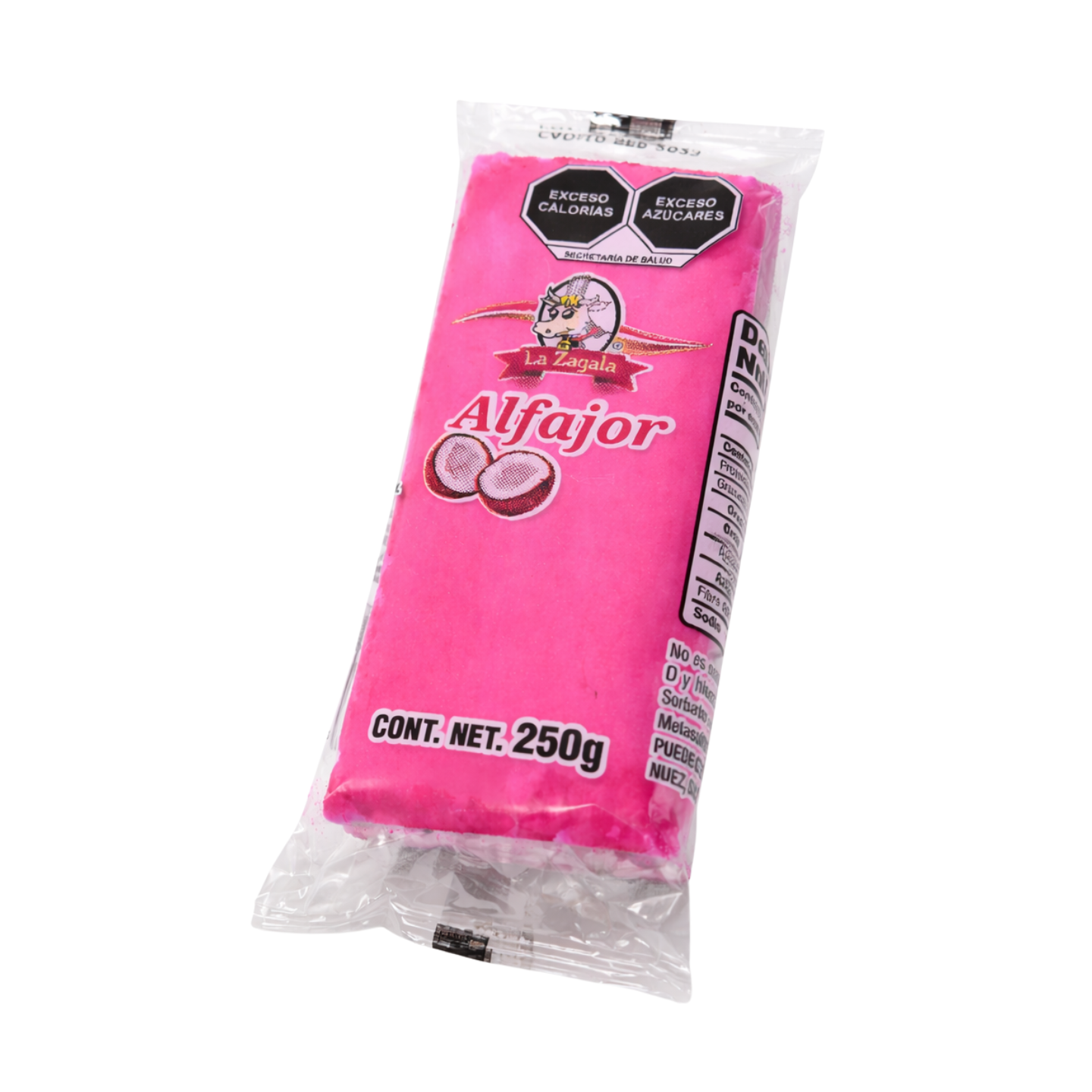 ALFAJOR COCO BARRA 250 GR LA ZAGALA
