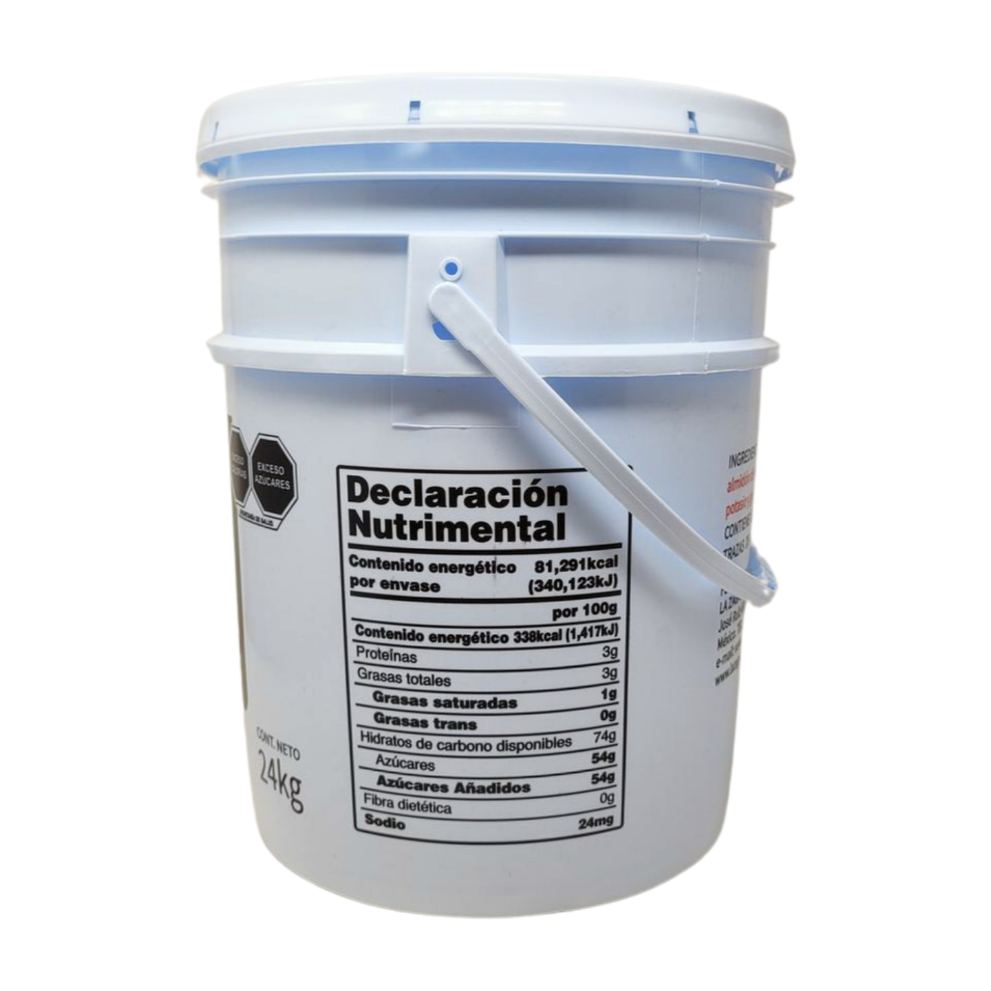 Cajeta Prolago Horneable Alta Repostería Cubeta 24 Kgs