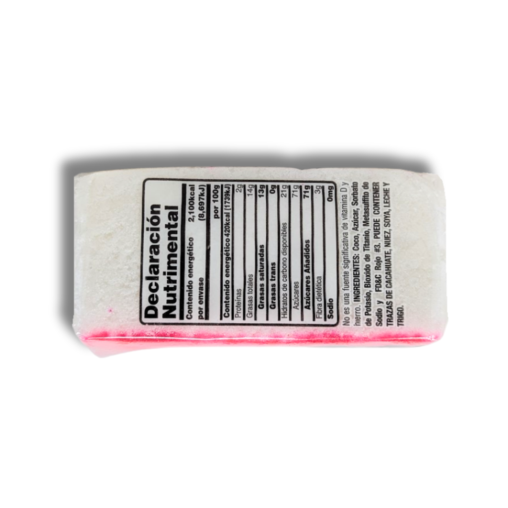 ALFAJOR COCO BARRA 500 GR LA ZAGALA