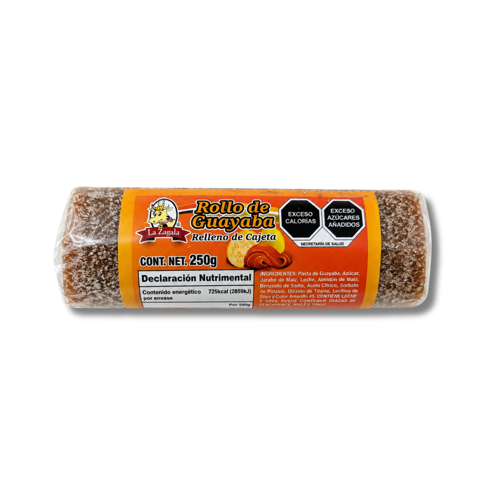 ROLLO GUAYABA 250 GR  CAJETA LA ZAGALA