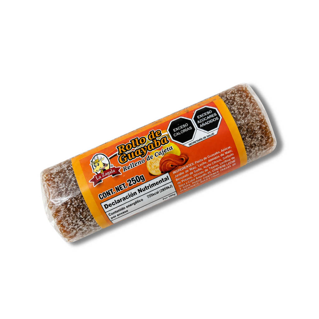 ROLLO GUAYABA 250 GR  CAJETA LA ZAGALA - PACK 32 ROLLOS