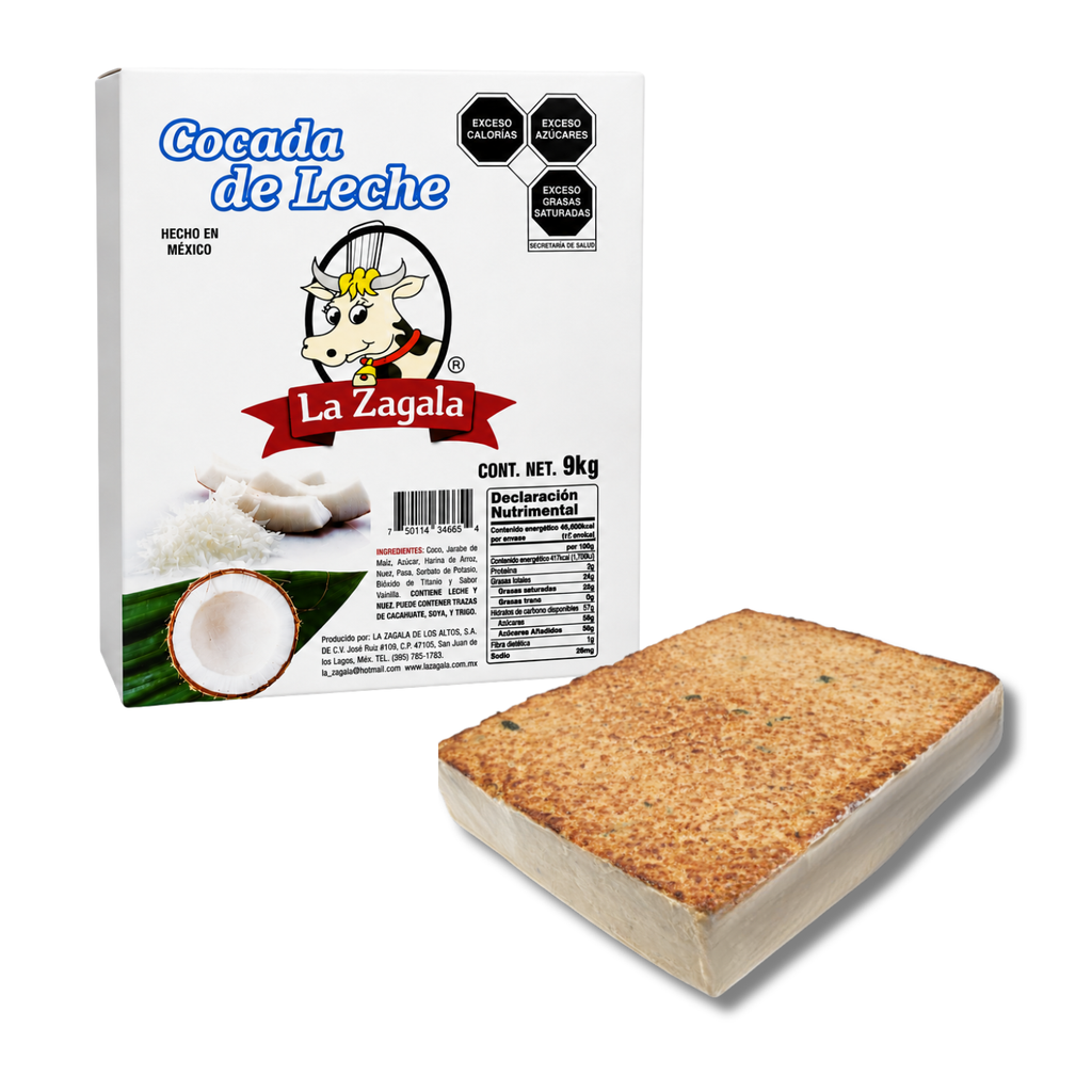 COCADA CAJA SAPO 9 KG LA ZAGALA