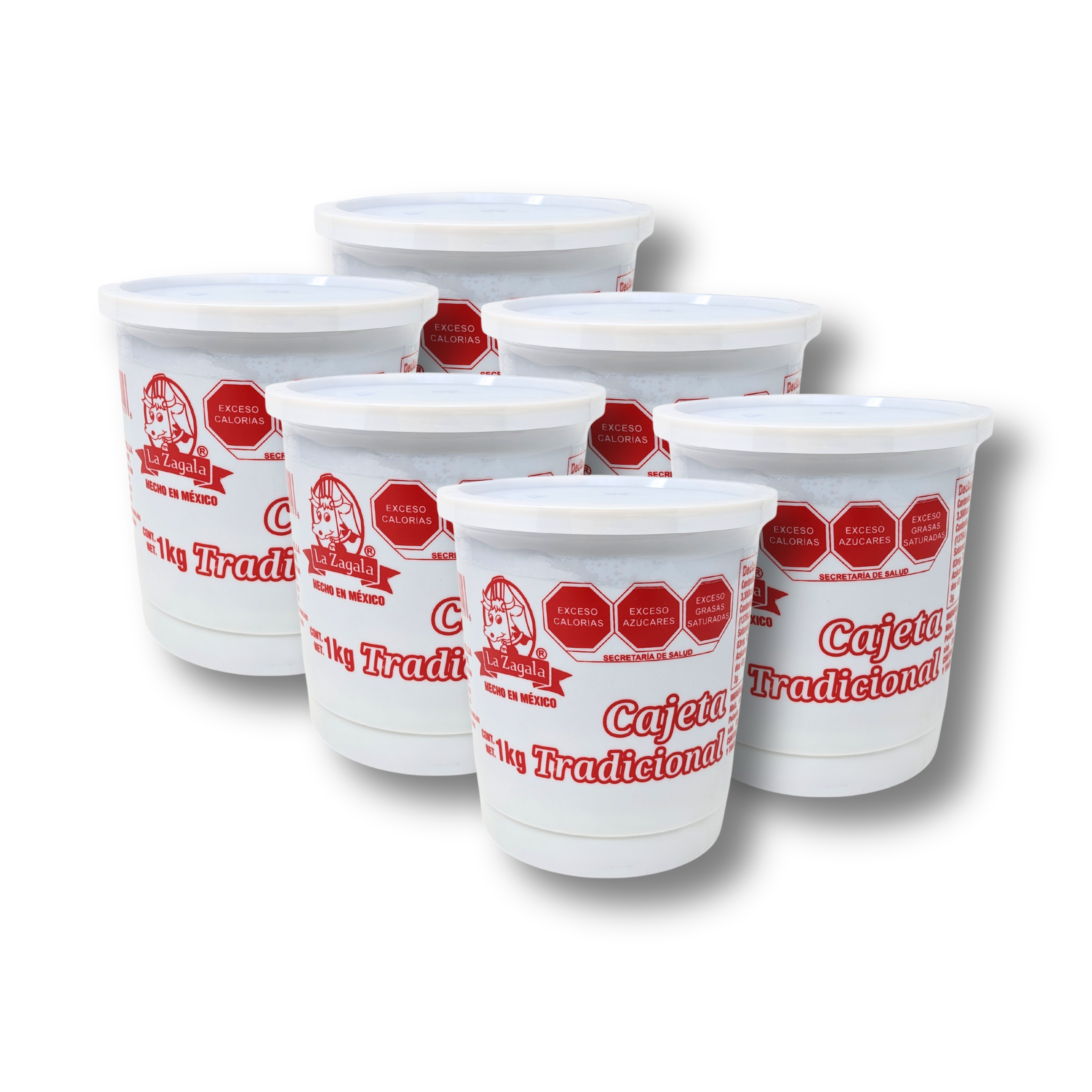 Cajeta La Zagala Envase 1 Kg - Caja con 6 piezas