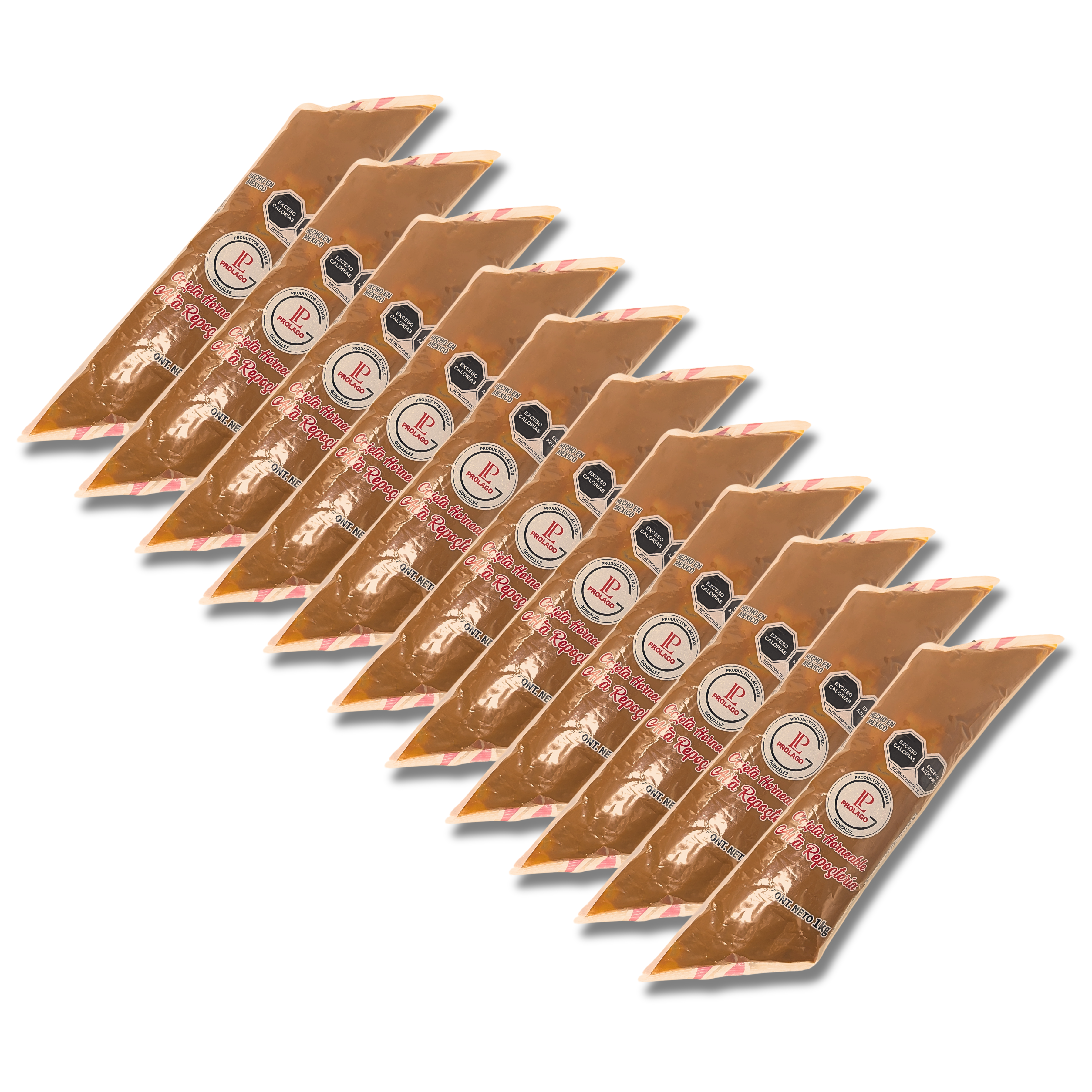 Cajeta Prolago Horneable Alta Repostería Manga 1 Kg - Caja con 11 piezas