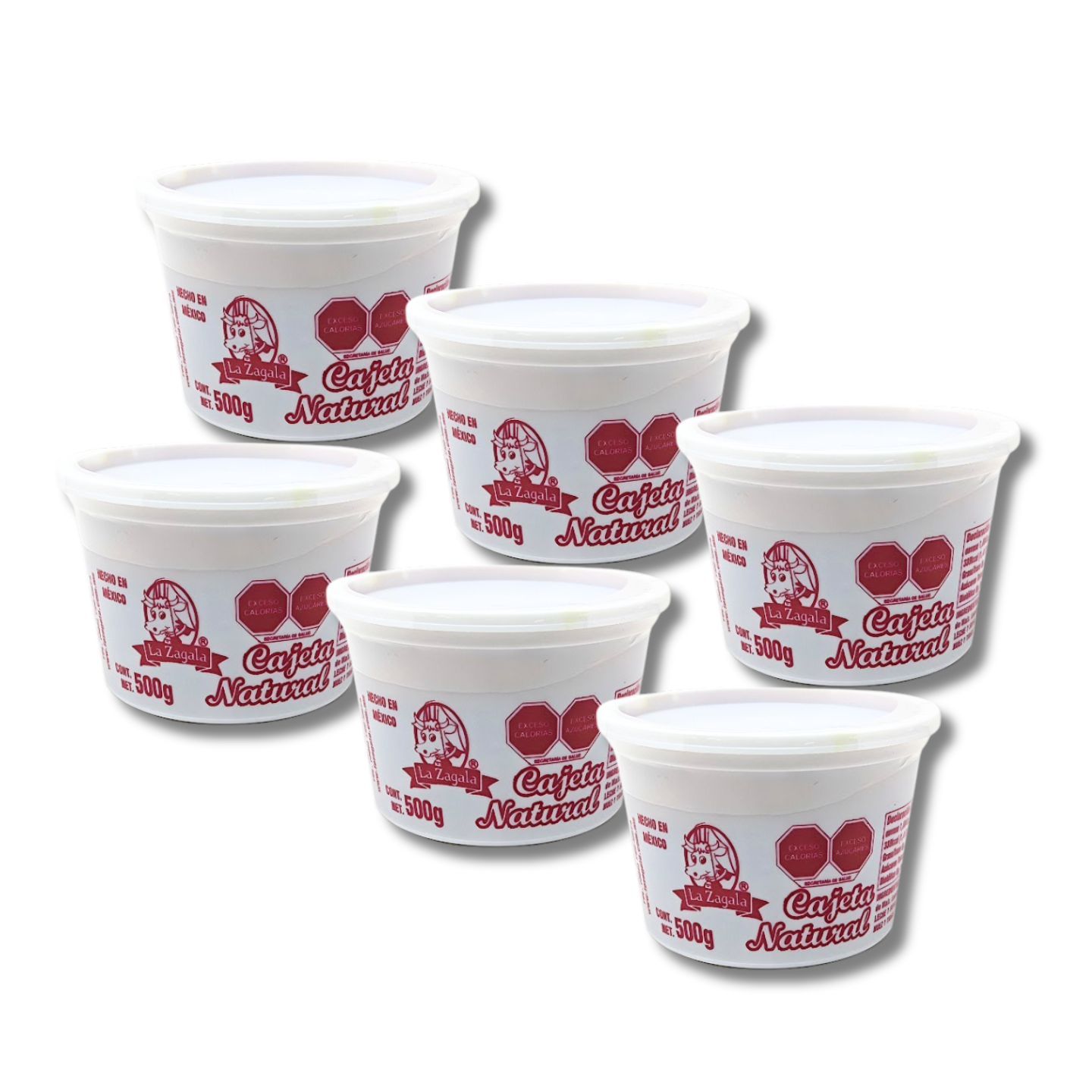 CAJETA PREMIUM LA ZAGALA - ENVASE 500 GRS - PACK 6 ENVASES