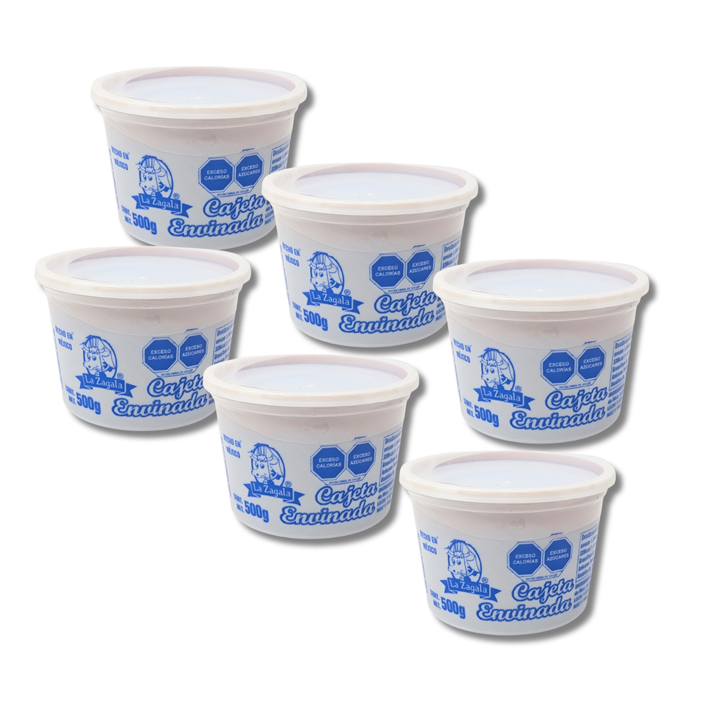 CAJETA PREMIUM LA ZAGALA - ENVASE 500 GRS - PACK 6 ENVASES