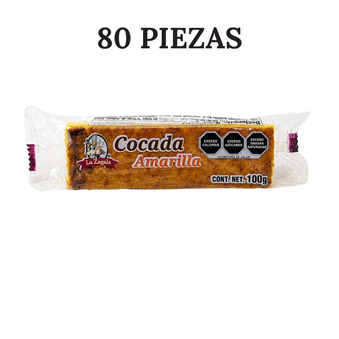 COCADA 100 GR - LA ZAGALA - PACK DE 80 PZS