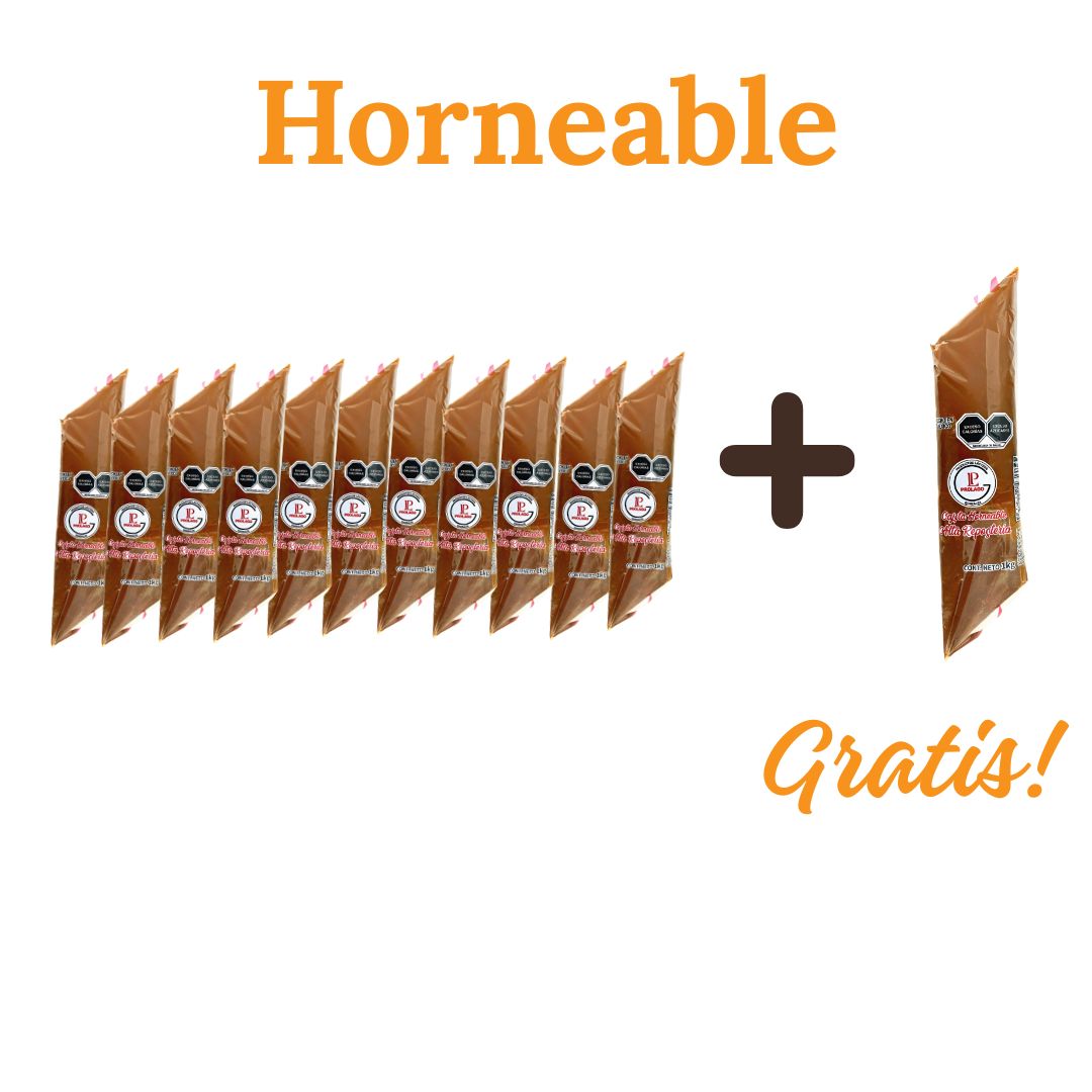 CAJETA HORNEO PROLAGO AR - MANGA 1 KG - PACK 11 + 1 GRATIS