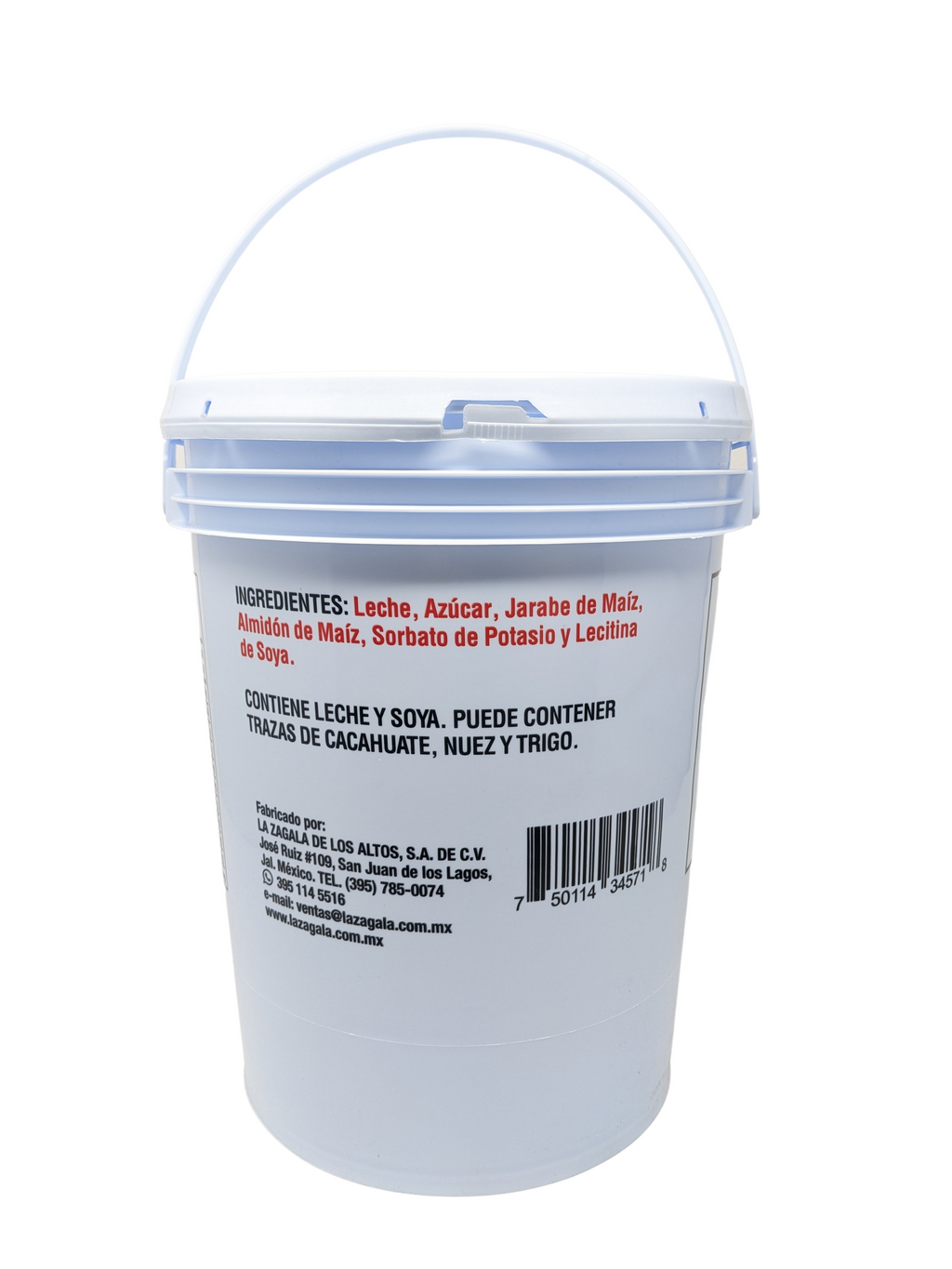 Cajeta La Zagala Cubeta 13 Kgs