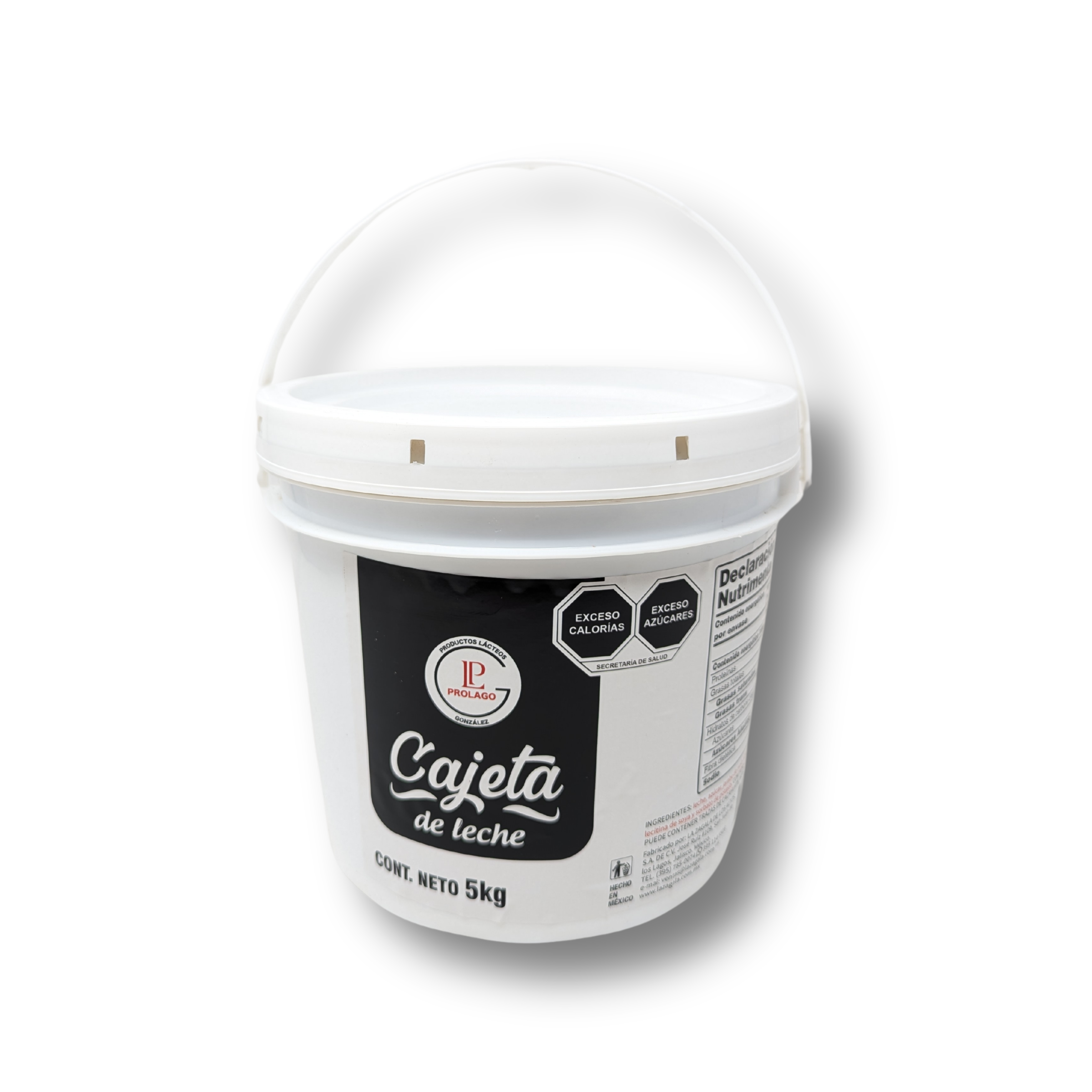 Cajeta Prolago Horneable Alta Repostería Cubeta 5 Kgs